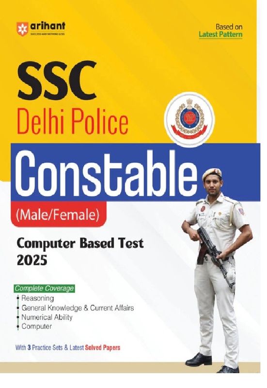 SSC Delhi Police Constable Exam 2025 | Study Guide | English Medium