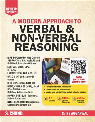 A Modern Approach to Verbal & Non-Verbal Reasoning: (Fully Revised Video Edition) 2024-25 A Modern Approach to Verbal & Non-Verbal Reasoning: (Fully Revised Video Edition) 2024-25