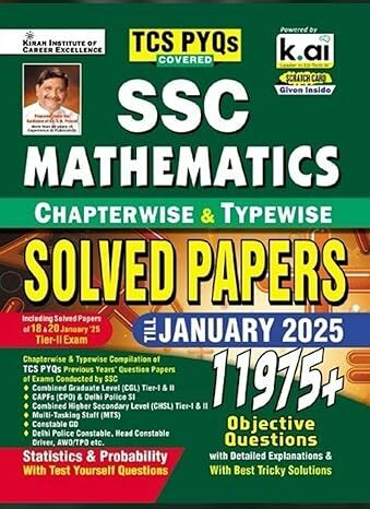 KIRAN SSC MATHEMATICS CHAPTERWISE AND TYPEWISE SOLVED PAPERS TILL JAN 2025 ENHLISH MEDIUM